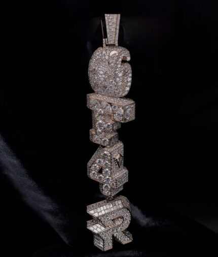 Customi Jewelry VVS Moissanite Custom DIY Letter Pendant Necklace (Copy)